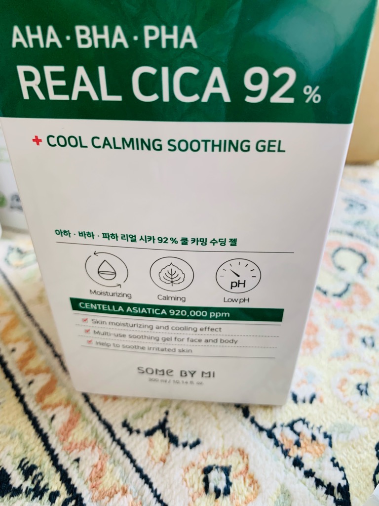 AHA/BHA/PHA Real Cica 92% Cool Calming Soothing Gel